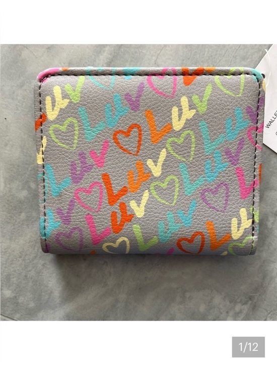 Betsey Johnson Handbags - Betsey Johnson  LBMONEY  GREY MULTI  Luv Betsey Wallet   Multi bright colors NWT